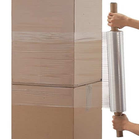 J.C Parry & Sons Co. 20 in W x 1000 in L, Hand Film Style, Clear PVT207GI